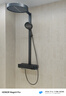 汉斯格雅飞雨淋浴花洒全套增压浴室套装恒温明装浴室枪灰色智能数显大置物 HS02枪灰色【冷热圆顶喷】3D水力按摩 实拍图