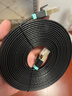 山泽八类万兆网线电竞级网络扁平跳线CAT8纯铜双屏蔽8芯双绞电脑宽带连接黑色5米 BX8050H 实拍图