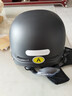 3c认证电动车头盔新国标通用女男士电瓶车防晒四季镜片夏季安全帽 3C认证 黑色【送透明短镜】 实拍图