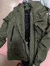 JEEP吉普夹克男秋冬季冲锋外套男士休闲宽松工装衣服男装 军绿加棉 L 实拍图