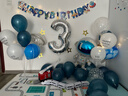 欧妮姿生日场景布置男孩生日气球道具氛围布置场景派对装饰快乐太空拉旗 实拍图