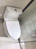 恒洁（HEGII）马桶 家用虹吸式大冲力坐便器 速冲节水防臭 静音降缓盖板 包安装 【抗菌座圈】一级水效HC0518PT 305坑距（适用300-345mm） 实拍图