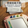 欣格 儿童画板磁性写字板可擦写 1-2-3岁男孩女孩DIY绘画涂鸦板彩色 宝宝生日礼物 婴儿早教玩具 小号粉色 实拍图