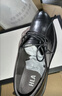 海澜之家HLA皮鞋男士商务休闲秋冬德比正装鞋子男H135/H171 黑色42 实拍图