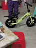 贝趣儿童平衡车1-3-6-12岁宝宝滑步车无脚踏小孩自行车男孩两轮滑行车 发泡轮 12寸 绿色 适合身高80-100cm 2-5岁幼儿女孩圣诞节新年礼物 实拍图