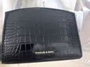 CHARLES&KEITH鳄鱼纹凯莉包手提斜挎婚包包女包生日礼物新年礼物CK2-50270880-1 Black黑色 S 实拍图