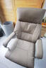 顾全电脑椅工学椅家用可躺办公椅按摩加热老板椅环保真皮C570H金咖皮 实拍图