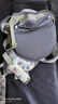 baby friend腰凳婴儿坐凳宝宝背带前后两用多功能抱娃外出背娃神器 透气灰色 实拍图