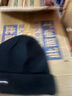回力毛线帽男士秋冬季包头保暖针织帽子嘻哈时尚潮牌显脸小冷帽百搭 黑色 均码 实拍图