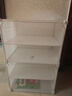 蔻丝（ColesHome）鞋柜家用门口进门一体靠墙极窄小鞋架子简易多层宿舍租房门外走廊 【精选 餸雨伞挂钩】1列4层-白色 实拍图