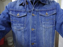 真维斯（Jeanswest）牛仔夹克男2025秋冬柔软舒适潮流翻领夹克外套男装深蓝色2XL 实拍图
