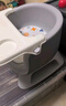 日康（rikang）宝宝餐椅 叫叫椅婴儿学坐椅多功能儿童吃饭餐桌 RK-X2009-5 灰色 实拍图