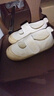 儿童帆布鞋儿童幼儿园室内鞋小白鞋宝宝儿童鞋软底鞋 奶白 26 【内长16.5cm建议脚长15.5cm】 实拍图