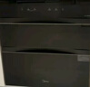 美的（Midea）母婴级消毒柜嵌入式家用 厨房餐具碗柜 紫外线母婴仓 热风烘干 150L三层【政府补贴】 150B05 实拍图