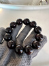 紫辰檀 印度小叶紫檀手串108颗男女小满金星高密度老料檀木文玩佛珠项链 金星小叶紫檀手串12颗20mm男款 实拍图