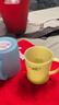 inomata日本进口刷牙杯漱口杯牙刷杯亲子洗漱杯牙缸杯宝宝儿童情侣牙杯 有柄绿色250ml 实拍图
