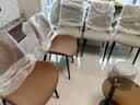 全友家居 软包餐椅久坐舒服不累靠背椅子家用现代简约吃饭椅子家具 实拍图