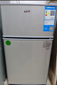 奥克斯小冰箱家用小型迷你冷藏冷冻两用出租房宿舍用节能省电寝室办公室电冰箱 【节能省电】166银色【高效保鲜 铜管速冷】48L 实拍图