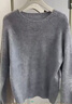金菊【100%绵羊毛】25秋季新款基础打底圆领长袖插肩袖纯羊毛衫女毛衣 实拍图