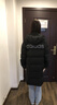 阿迪达斯（adidas）长款羽绒服男女同款鸭绒连帽保暖防风防钻绒潮流外套 M码 实拍图