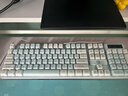 银雕(YINDIAO) K500键盘彩包升级版 机械手感 游戏背光电竞办公USB外接 全尺寸 蓝白双拼白光有线键盘 实拍图