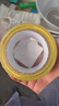 百舸 黄黑安全警示胶带PVC  定位线斑马地膜警戒线隔离带双色48mm*33m 1卷装 CW217213 实拍图