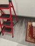 忆琳居梯子家用安全人字梯折叠梯伸缩多功能楼梯便捷扶梯加厚红色四步 实拍图