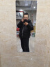 鸭鸭（YAYA）王一博同款羽绒服男士短款2025年冬季新款青少年休闲防寒保暖外套 黑色-YE5B006142D XL 实拍图