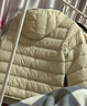 亚瑟士（asics）童装冬季儿童柔软舒适三防轻薄保暖羽绒服【高充绒量】 奶白色 清洁度1000-鸭绒 150 充绒量88.5g 实拍图