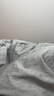MIDO HOUSE铭都60支纯棉四件套全棉床上用品A类贡缎高端轻奢高级感床单被套200x230cm薄暮灰 实拍图