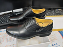 强人商务正装鞋男际华3515品质头层牛皮单皮鞋 15三接头皮鞋 黑色 41 实拍图