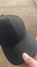 回力大头围棒球帽子男士潮流鸭舌帽女纯色休闲户外运动遮阳四季太阳帽 黑色 L 【59-65cm】加大加深适合大头围 实拍图