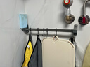 九牧（JOMOO）枪灰厨房挂件  加宽加厚一体式置物架 厨房收纳挂件套装94207T5 实拍图