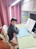 舒星坐姿矫正器小学生可托下巴写字姿势儿童正姿纠正防低头视力保护器写作业书写矫正弯腰驼背 护瞳蓝 实拍图