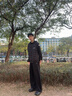 李宁C位裤卫裤男子春秋休闲百搭直筒宽松弯刀裤运动裤AKLW251 实拍图
