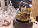 全度玻璃提梁壶家用小型电陶炉煮茶器烧水壶大容量保温玻璃茶壶 提梁壶（烟灰色）+康米电陶 实拍图