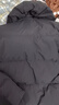 京东京造羽绒服男鸭绒加厚防寒工装面包服防泼水冬季外套短款 黑色 L 实拍图