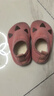 秋冬薄款地板鞋儿童居家熊爪袜套男女防滑卡通软底一脚蹬家居拖鞋 粉色爪 140适合脚长13.4-14.3cm 实拍图