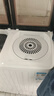 澳柯玛（AUCMA）半自动洗衣机 大容量双缸双桶不锈钢波轮 宿舍租房家用 洗脱分离 脱水甩干机 老式洗衣机10公斤 XPB100-3168S双不锈钢内桶 实拍图