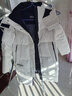 波司登（BOSIDENG）25新款羽绒服男女同款运动系列中长款宽松加厚学生面包服外套 云朵白|8211 卡码拍大 XS 155/80A 体重约100斤以内 实拍图