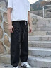 Foss Phil户外机能风工装裤男春夏防风防泼水宽松休闲冲锋裤8527浅灰L 实拍图