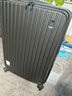 皇冠（CROWN）拉链铝框箱行李箱大容量万向轮侧开旅行箱暑期出游箱5278-28-铁灰 实拍图