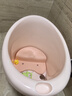 世纪宝贝（babyhood）维尼浴桶 儿童泡澡桶 宝宝加厚洗澡盆 婴儿游泳桶赠浴凳 304粉 实拍图
