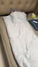 无印良品100%纯棉被套150x200cm单件单人学生宿舍被罩床上用品 浅蓝 实拍图