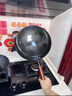 京严铁锅章丘炒锅正宗老式无涂层精铁不粘炒菜锅家用圆底煎锅燃气专用 【宗师级｜古法技艺】适合5-7人 带耳 34cm 【三次开锅发货｜不粘不锈｜好养锅】 实拍图