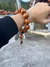 鼎枫 海南黄花梨手串念珠瘿瘤满水波纹海黄瘤疤纹手链男女款佛珠老料 收藏级对眼20mm12颗 实拍图