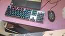 狼蛛（AULA）F2088机械键盘有线游戏键盘 多功能旋钮 104键背光键盘 宏编程  电脑键盘电竞游戏专用 青轴精英版 实拍图