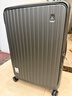 皇冠（CROWN）拉链铝框箱行李箱大容量万向轮侧开旅行箱暑期出游箱5278-28-铁灰 实拍图