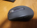 罗技（Logitech）大师系列 MX Anywhere 3S 静音鼠标 无线蓝牙双模鼠标 商务办公 便携智能鼠标 石墨黑 接收器另购 实拍图