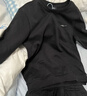 鸿星尔克卫衣男秋冬季新款加绒保暖休闲跑步运动服上衣套头衫长袖卫衣男装 【2013】正黑-立型科技 2XL 实拍图